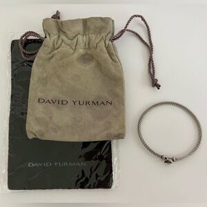 David Yurman classic cable heart station bracelet